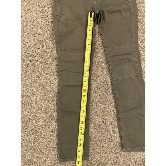 RAG‎ & BONE Women's Modele Army Green Coupe Pants Jeans Size 28x29 Actual - Picture 9 of 11